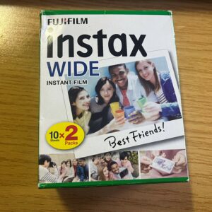 INSTAX Film Wide Double Pack (20 Sheets) White