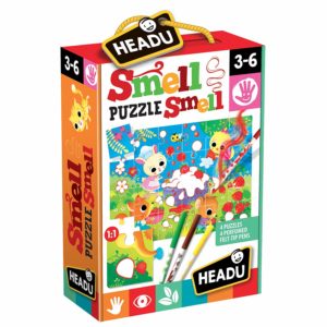 Smell Puzzle Smell - 4 Puzzles, 4 Perfumed Felt-Tip Pens (3-6)