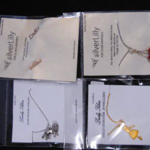 Lucky Silver - 3 chains & 1 pair of earrings