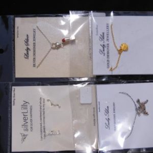 Lucky Silver - 3 chains & 1 pair of earrings