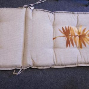 Patio Cushion - Brown leaf - 100 x 50cm