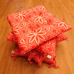 Patio Cushions - Jacky Red (50 x 50cm) x 5