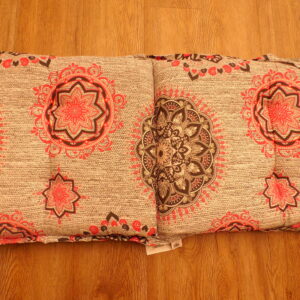Patio Cushions - 2 x Evita Red - 100 x 50cm
