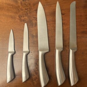 5-Piece Silver Knife Set