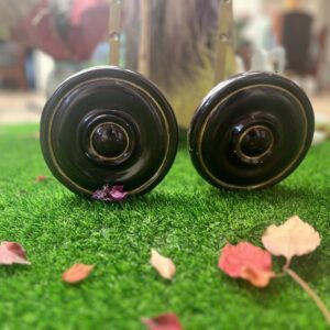 Dark Brown Wooden Curtain Tie Backs
