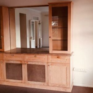 Solid Oak Wall Unit