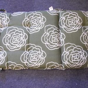 Patio Cushions - Peonie Green (123 x 50cm) x 3