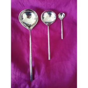 3 Stainless Steel Spoons (Gravy, Soup & Sugar):#2205019